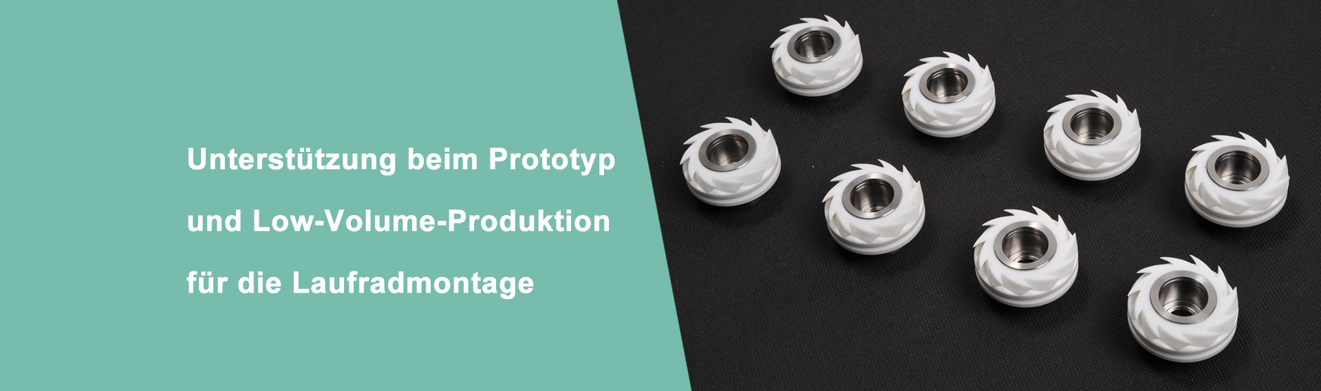 Unterstützung beim Prototyp und Low-Volume-Produktion für die Laufradmontage
