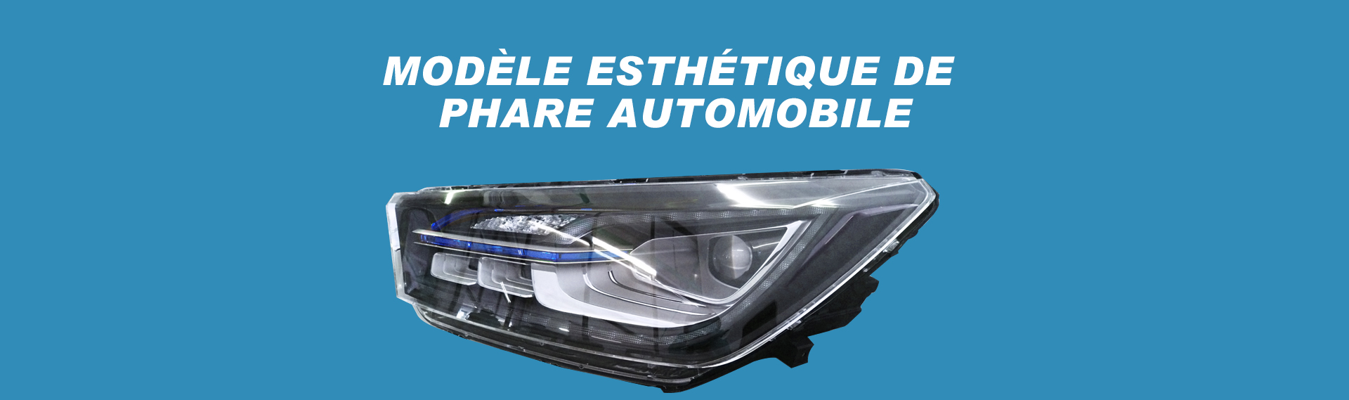 Modèle esthétique de phare automobile