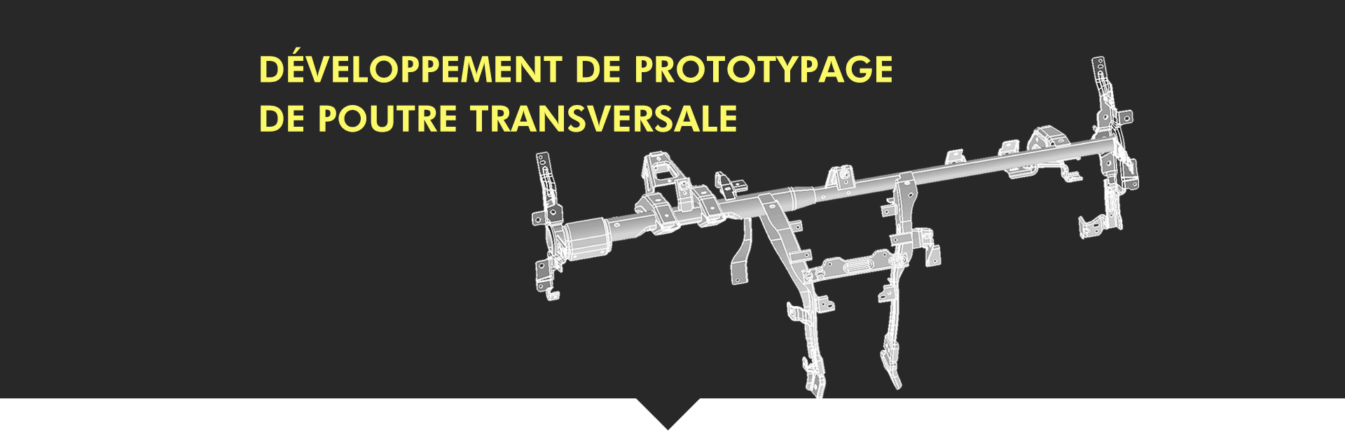 Développement de prototypage de poutre transversale
