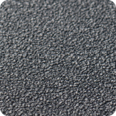 Injection molding texture sample showing matte and rough finishes for plastic components