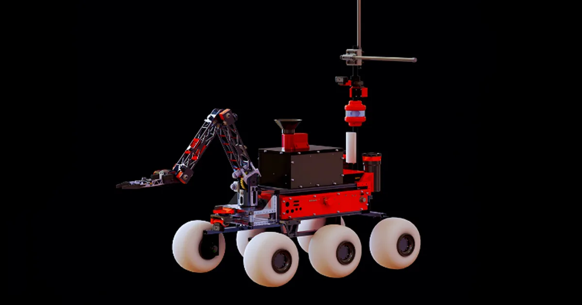 CNC parts for a Mars rover robotic arm