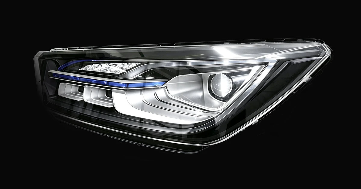 25 automotive headlight parts manufactured for design validation in 20 days
