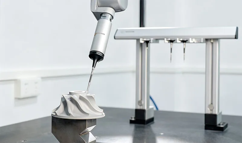 Quality inspection equipment for overmolded multi-material parts