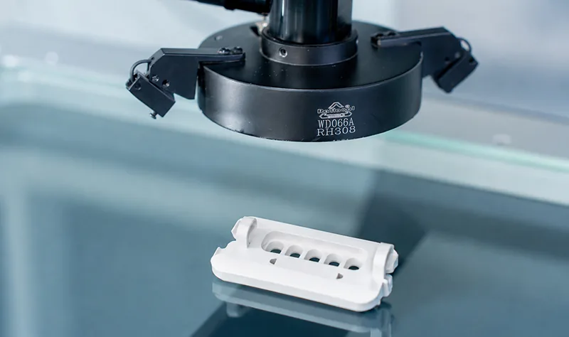 Inspection workflow ensuring quality for overmolded parts