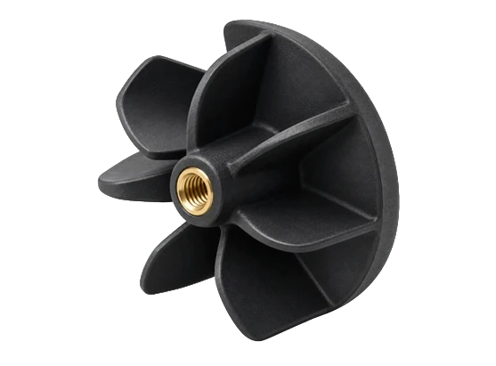 Custom insert-molded plastic–metal parts with molded-in metal inserts