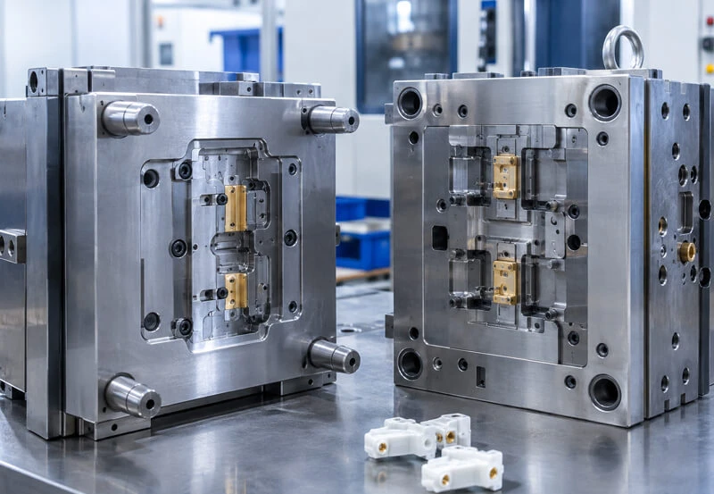 Insert molding mold design and manufacturing process